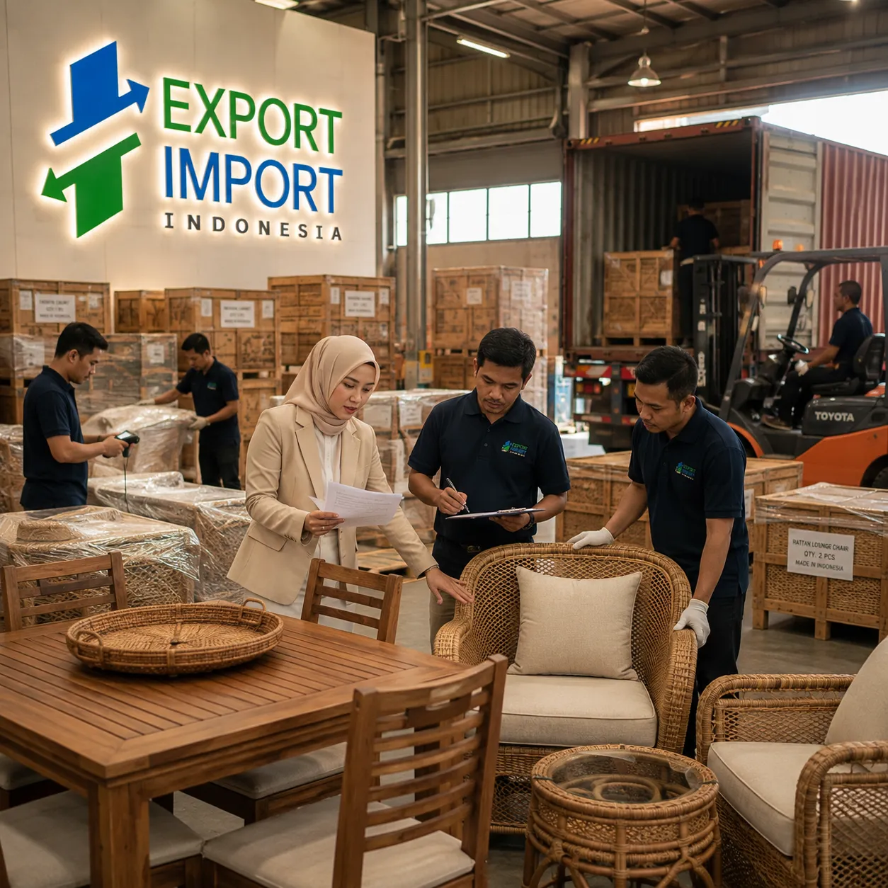 Elevating Spaces: The Global Demand for Indonesian Rattan and Wooden Furniture